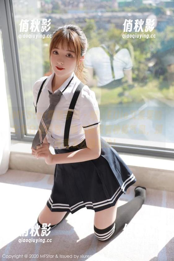 MFStar模范学院 - 嘘，Ellie艾栗栗的全套白裙图包，隐约散发着神秘气息，别问我怎么知道的！