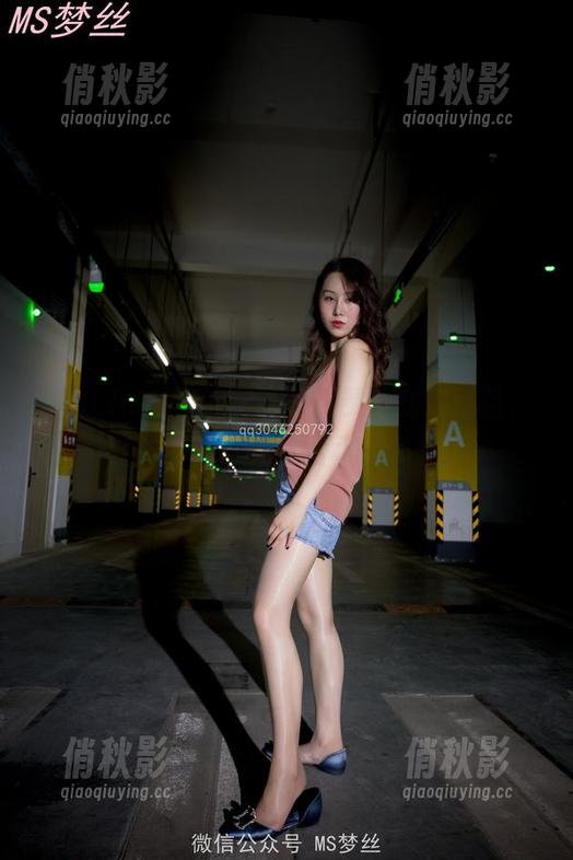 MSLASS梦丝女神 - 张灵儿高清作品，合作女神其实是活动的光影！