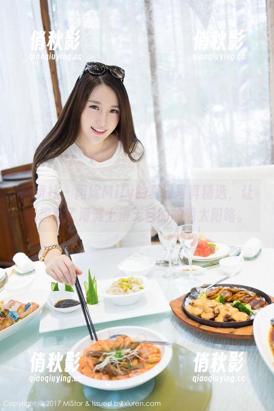 魅妍社 - 闵妮Mily的夏日写真精选，让我想起了海滩上漫无目的的晒太阳咯。